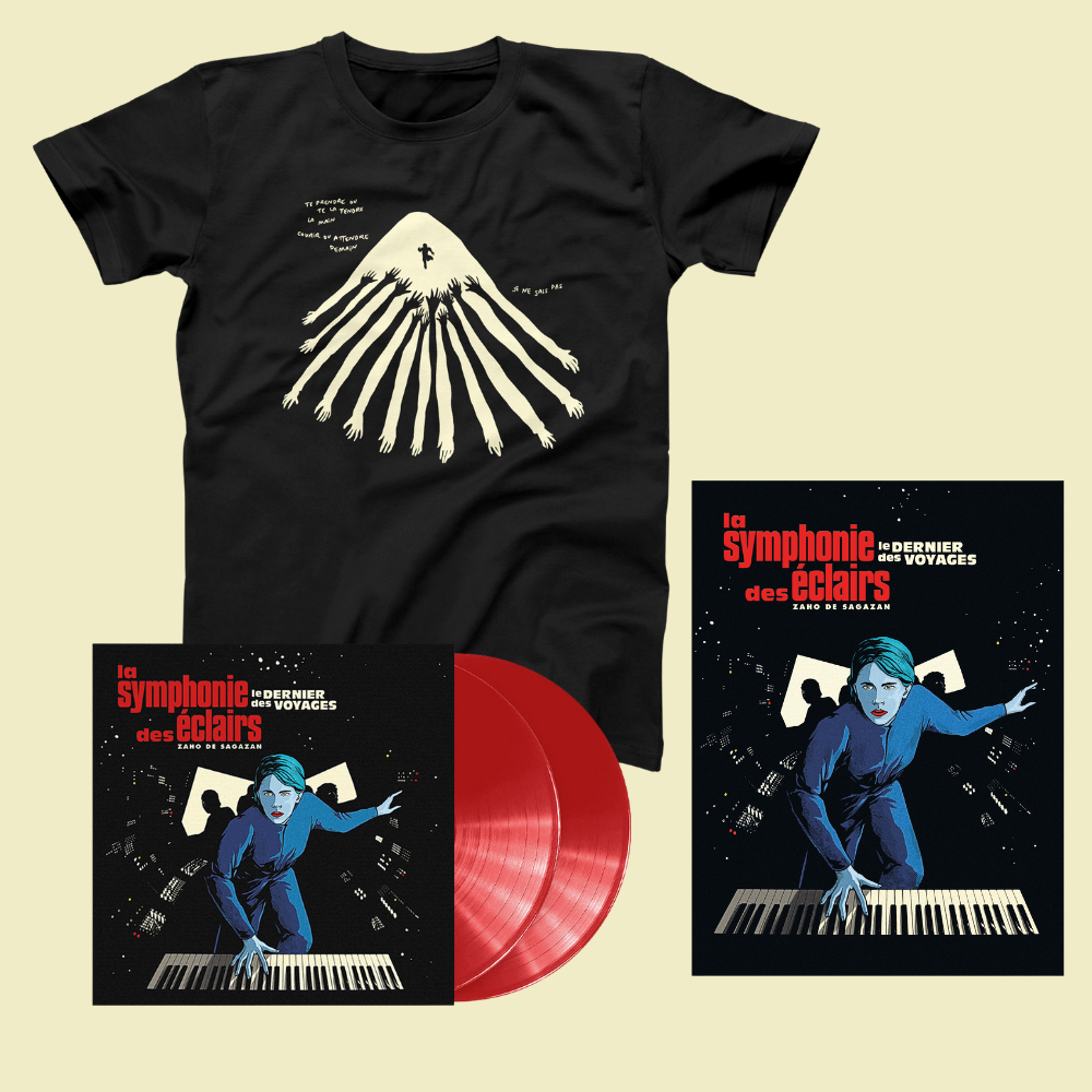 Doppel-Vinyl (20 Titel) + „Langage“-T-Shirt + signiertes Poster