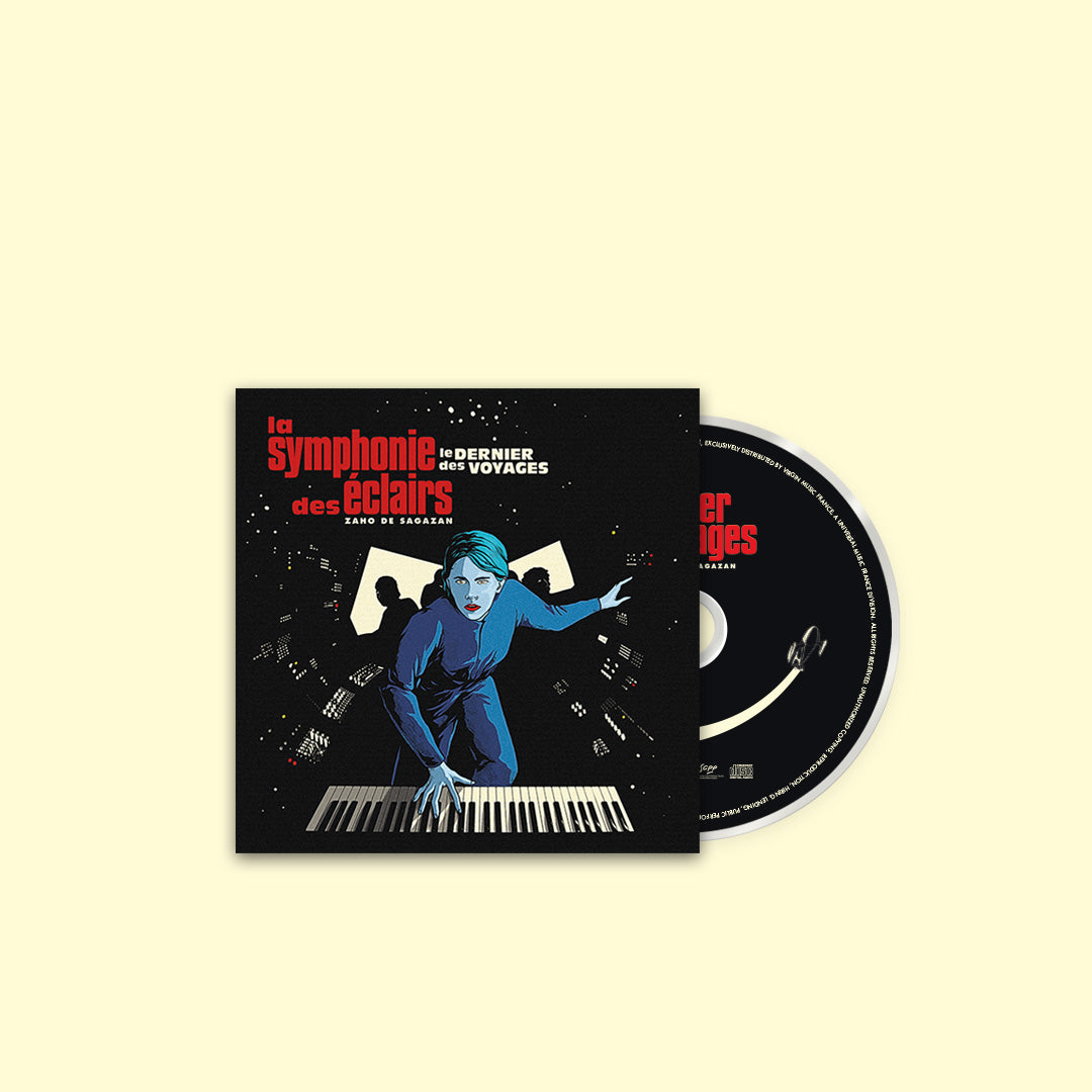 CD (20 Titel) + „La symphonie des éclairs“-T-Shirt + signiertes Poster