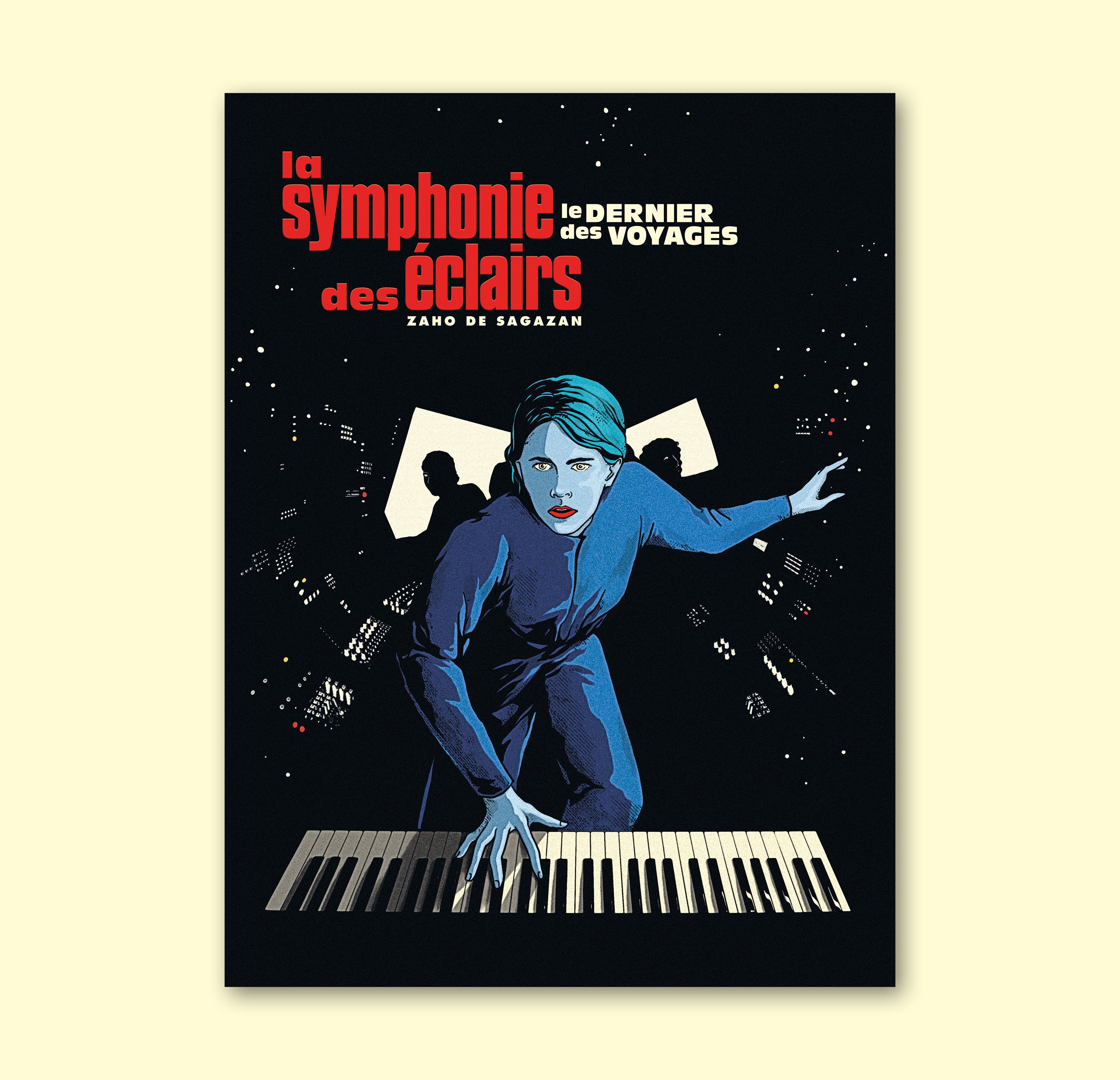 Doppel-Vinyl (20 Titel) + „La symphonie des éclairs“-T-Shirt + signiertes Poster